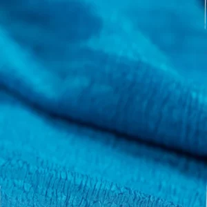 Blue Organic Silk Scarf